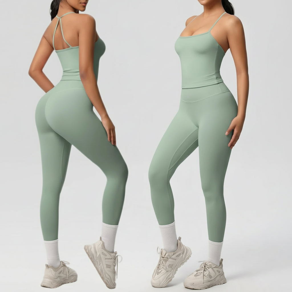Halter Yoga Top Set