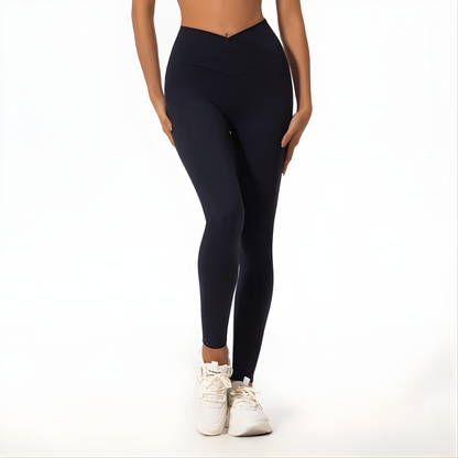 Cross Waist Workout Leggings