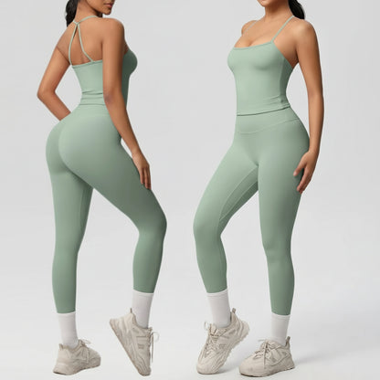 Halter Yoga Top Set