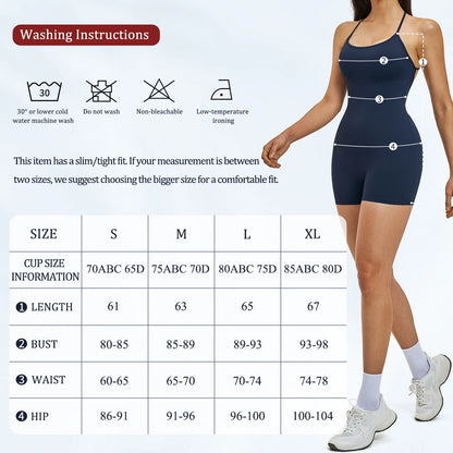 Kobra Gym Hottie Strap Jumpsuit