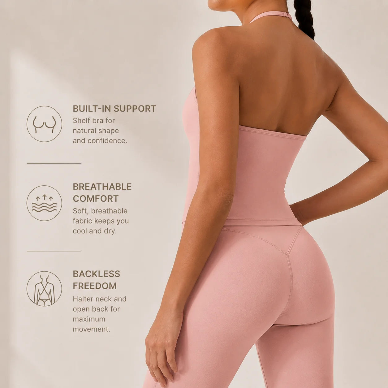 Kobra Tempt™ Halter Sports Bra