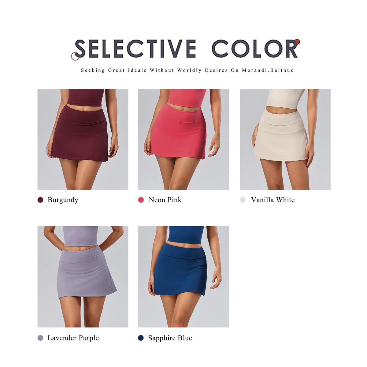 Kobra Flirt™ Pleated Performance Skort