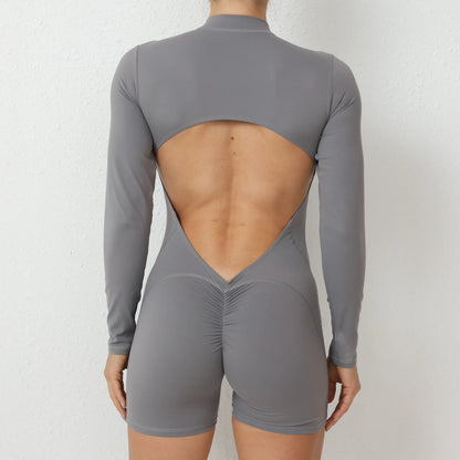 V Back Scrunch Suit