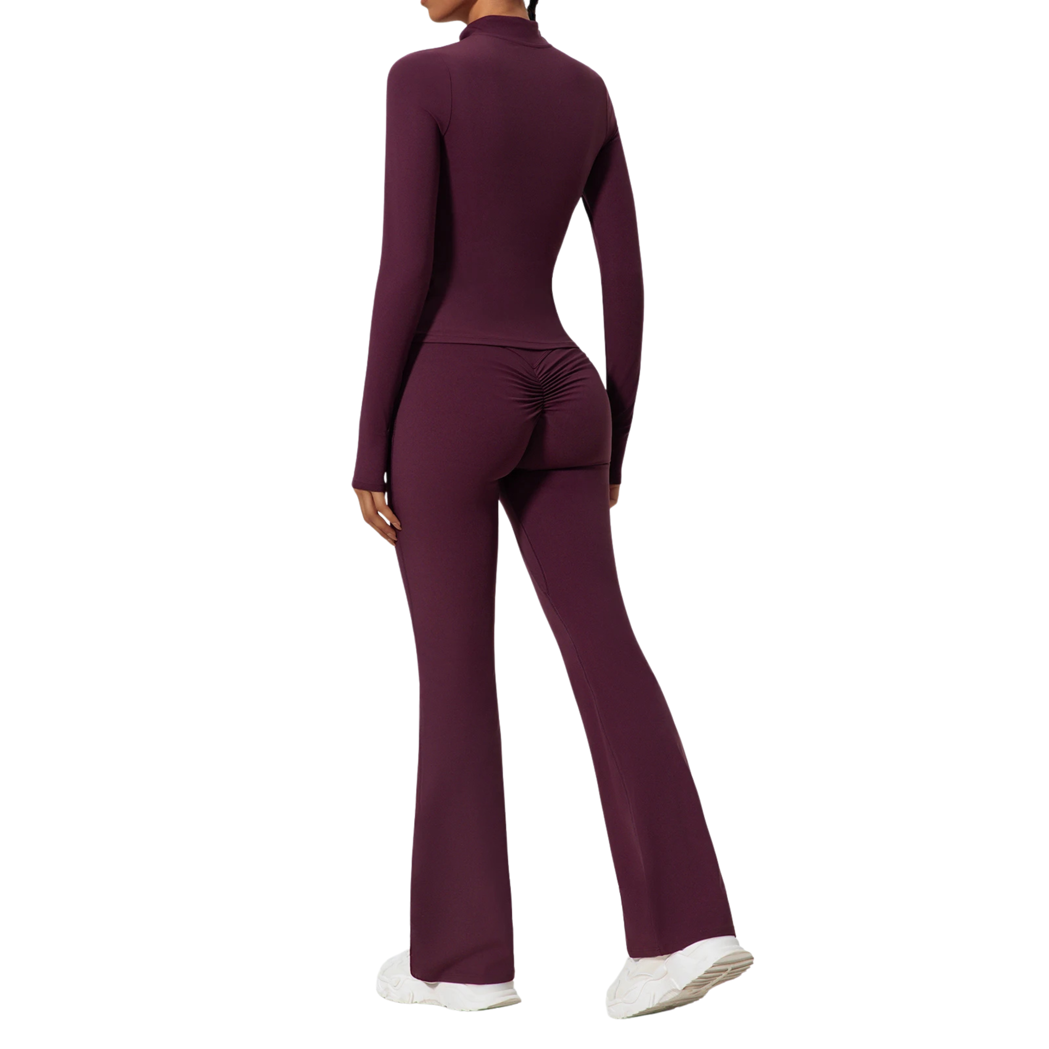 Half-Zipper Yoga Suit